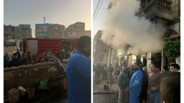 حريق بالبحيرة