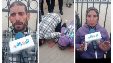 والدا الطفلتين مكة ومليكة بالبحيرة