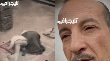  والد الشاب إبراهيم المتوفي اثناء أداء الصلاة 