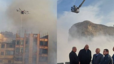 إخماد حريق زرايب منشية ناصر