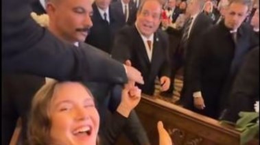 مارينا الأوكرانية صافحت الرئيس السيسي