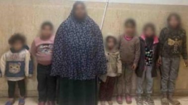 المتهمة والأطفال الستة