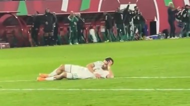 لاعب منتخب الجزائر محمد الأمين عمورة