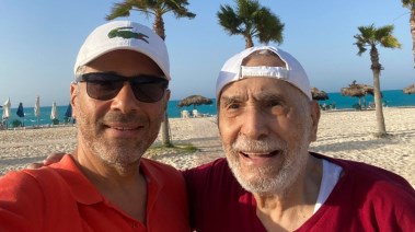 عبدالرحمن أبو زهرة ونجله أحمد أبو زهرة