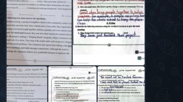 تسريب امتحانات الصف الثالث الاعدادي 