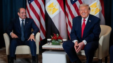 الرئيس السيسي ونظيره الأمريكي 