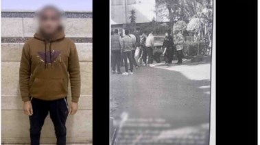 المتهم وجانب من الواقعة 