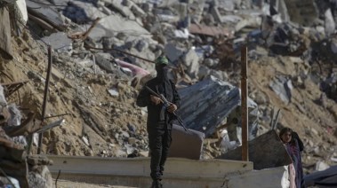 أحد أفراد الأمن في غزة