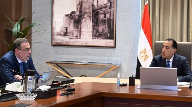 رئيس الوزراء مصطفى مدبولي، ورئيس الجهاز المركزي للتنظيم والإدارة حاتم نبيل