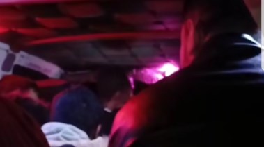 لقطة من مقطع الفيديو المتداول 