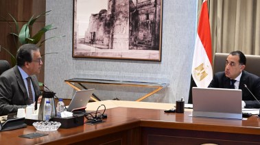 رئيس الوزراء مصطفى مدبولي ووزير الصحة والسكان خالد علبدالغفار