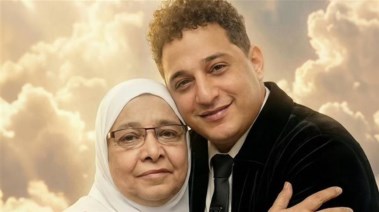 رضا البحراوي ووالدته