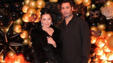 لقاء الخميسي وزوجها 