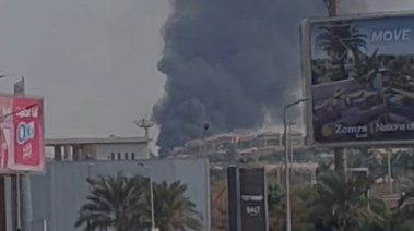 جانب من الحريق 