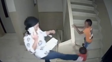 لقطة من الفيديو المتداول 