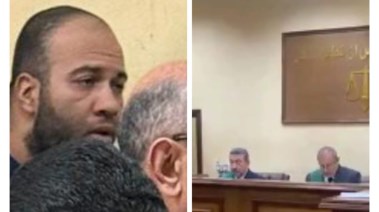 هيئة المحكمة والمتهم بإنهاء حياة سيدة الهرم وصغارها الثلاثة