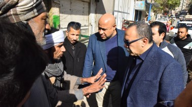 جولة ميدانية لمحافظ أسيوط في منطقة المجاهدين