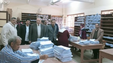 وكيل وزارة التعليم يتفقد لجان التصحيح