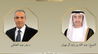 وزير الخارجية بدر عبدالعاطي ونظيره الإماراتي
