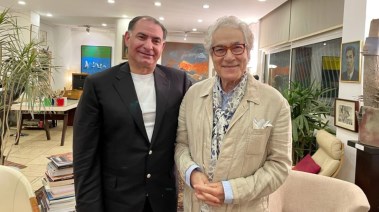  فاروق حسني ومحمد فودة 