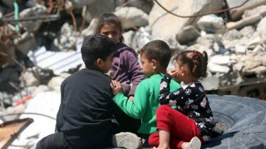 أطفال غزة خلال الحرب 