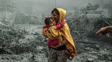 أطفال غزة خلال الحرب الإسرائيلية 