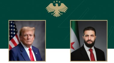 اتصال هاتفي بين الرئيس السوري أحمد الشرع والرئيس الأمريكي دونالد ترامب