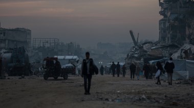 الدمار في غزة بسبب الحرب الإسرائيلية 