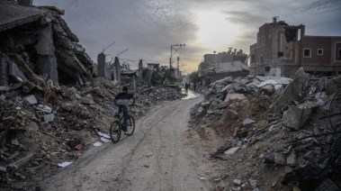 الدمار في غزة بسبب الحرب الإسرائيلية