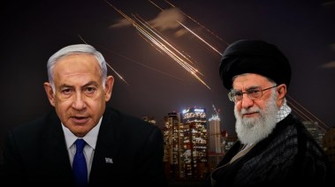 المرشد الإيراني علي خامنئي ورئيس الوزراء الإسرائيلي بنيامين نتنياهو