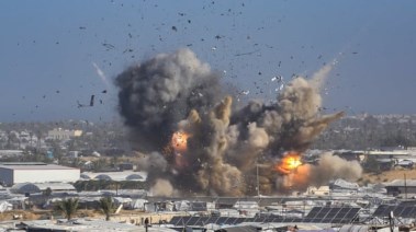 قصف إسرائيلي على قطاع غزة - أرشيفية