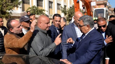 جانب من جولة محافظ الدقهلية في قرية دميرة