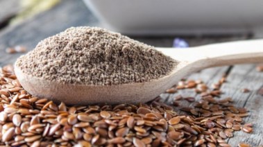 بذور الكتان المطحونة