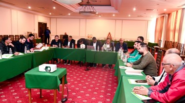 الاجتماع الفني لمباراة الزمالك والمصري 