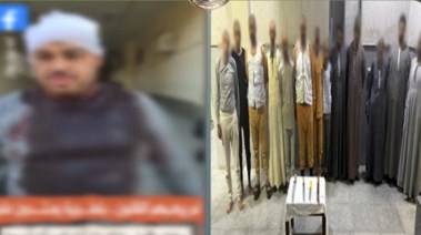 المتهمون بعد ضبطهم 