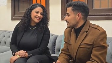 ألاء سعد والمحرر عبدالله يونس