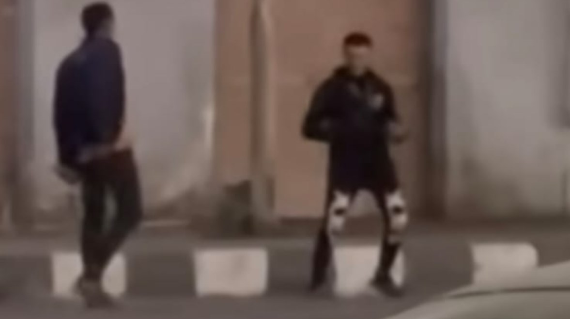 صورة من الفيديو المنتشر 