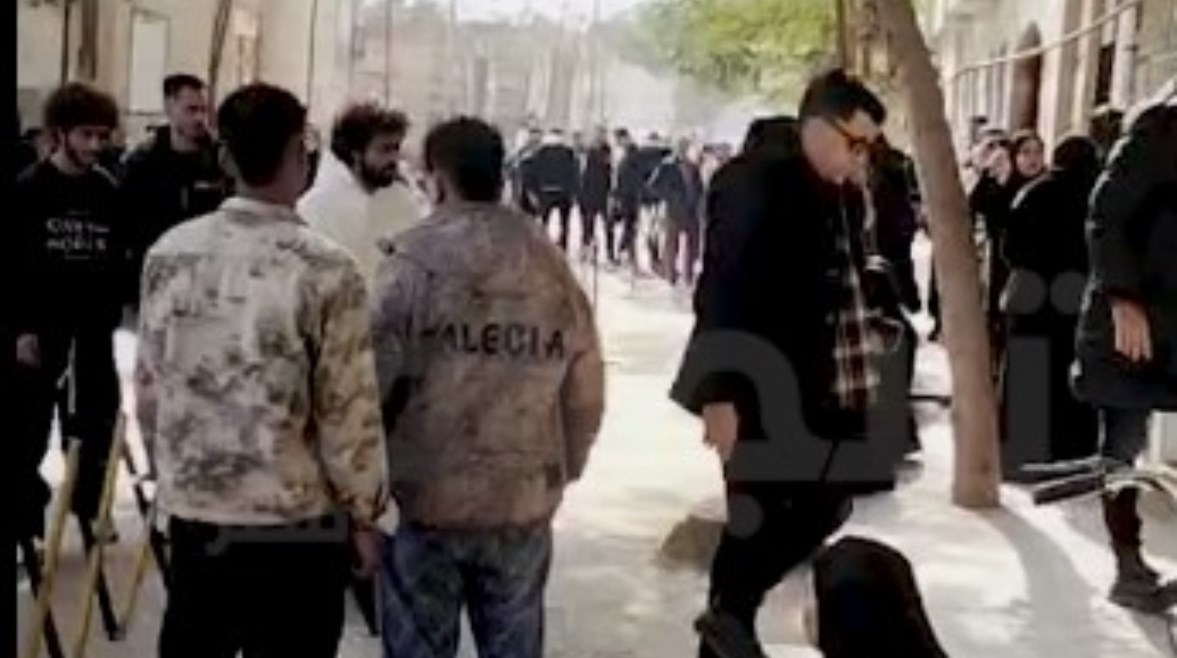 محمود الليثي في جنازة والدة رضا البحراوي