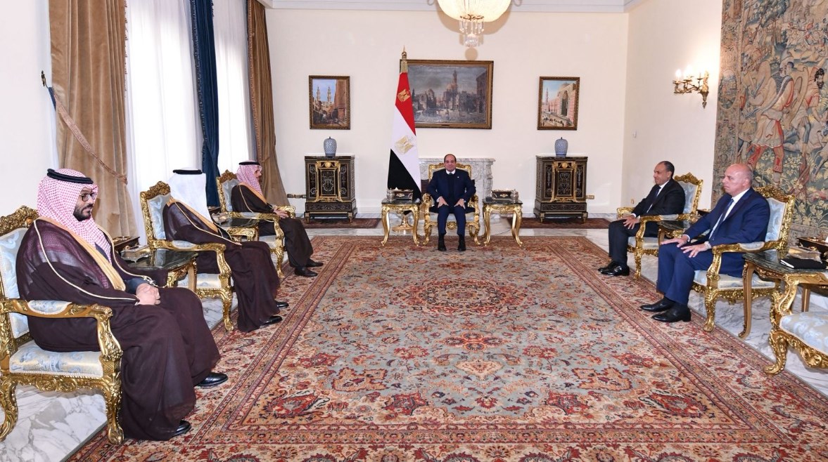 اجتماع الرئيس السيسي ووزير الخارجية السعودي