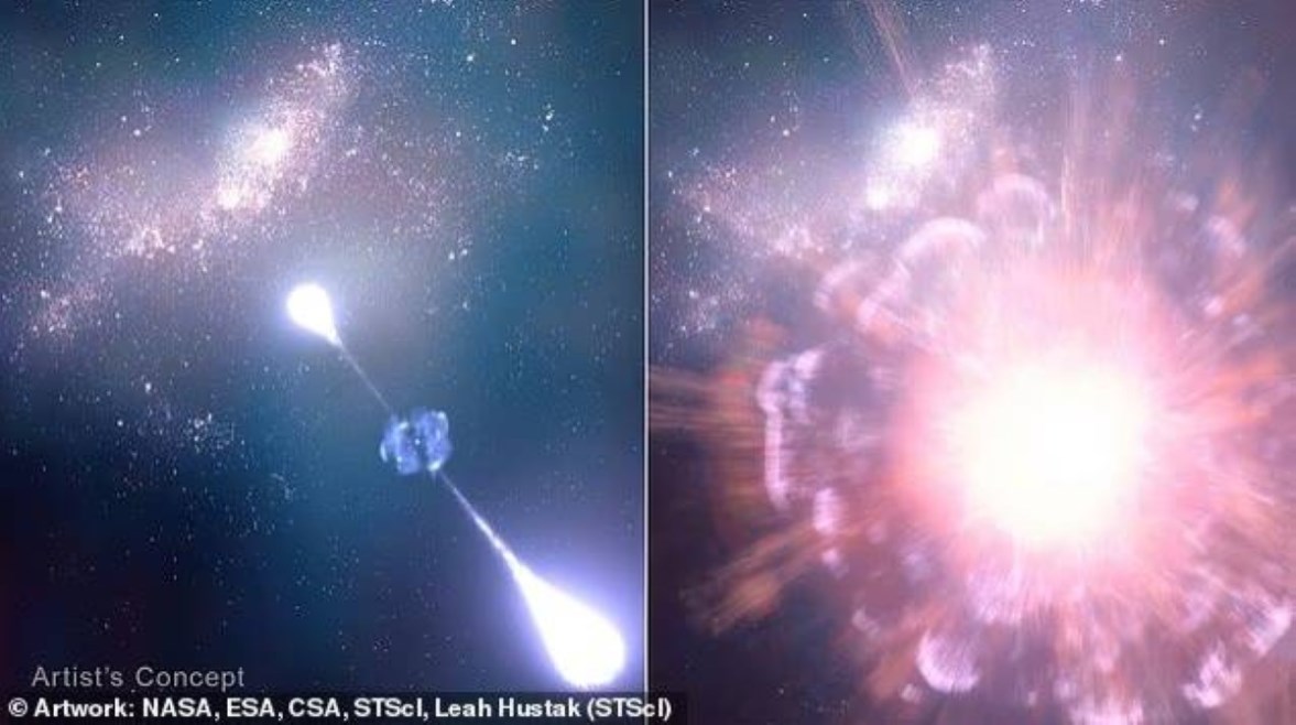 صورة من الفضاء بعد التقاط الإشارة