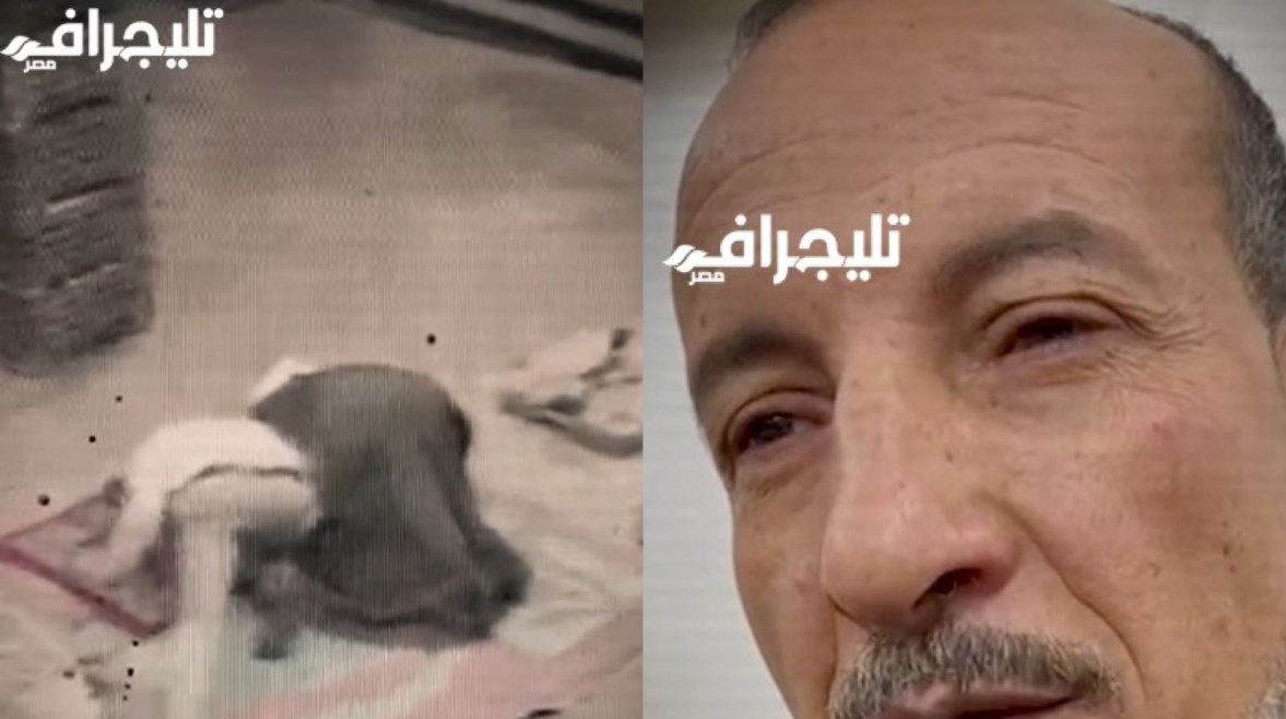  والد الشاب إبراهيم المتوفي اثناء أداء الصلاة 