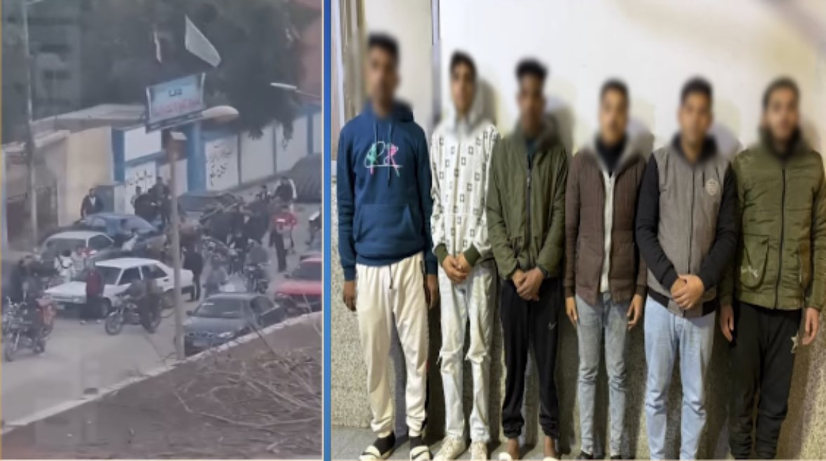 المتهمون في مشاجرة أولوية المرور بأسيوط