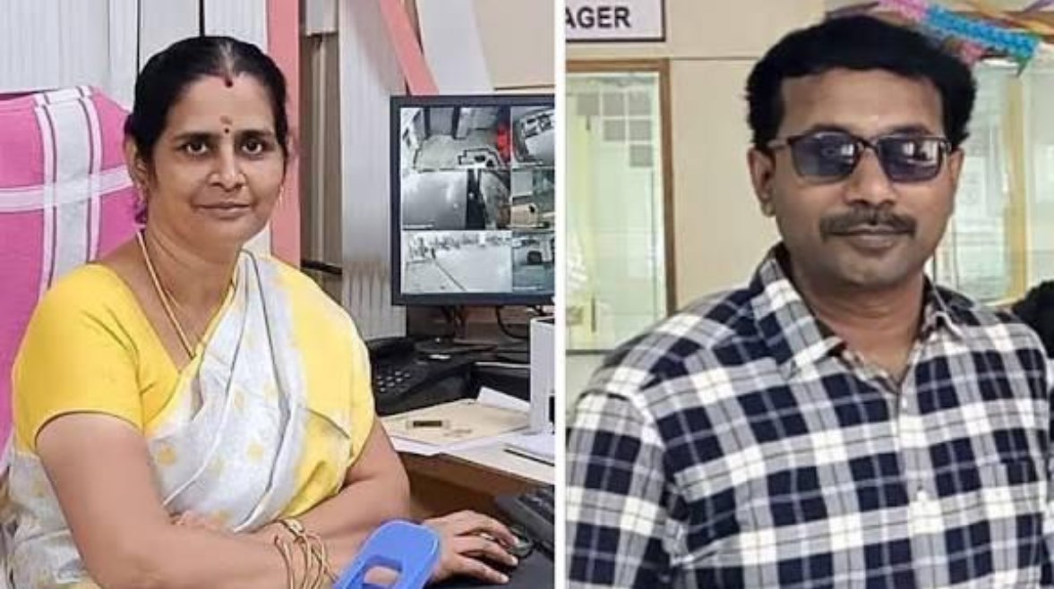 الموظف ومديرة الفرع