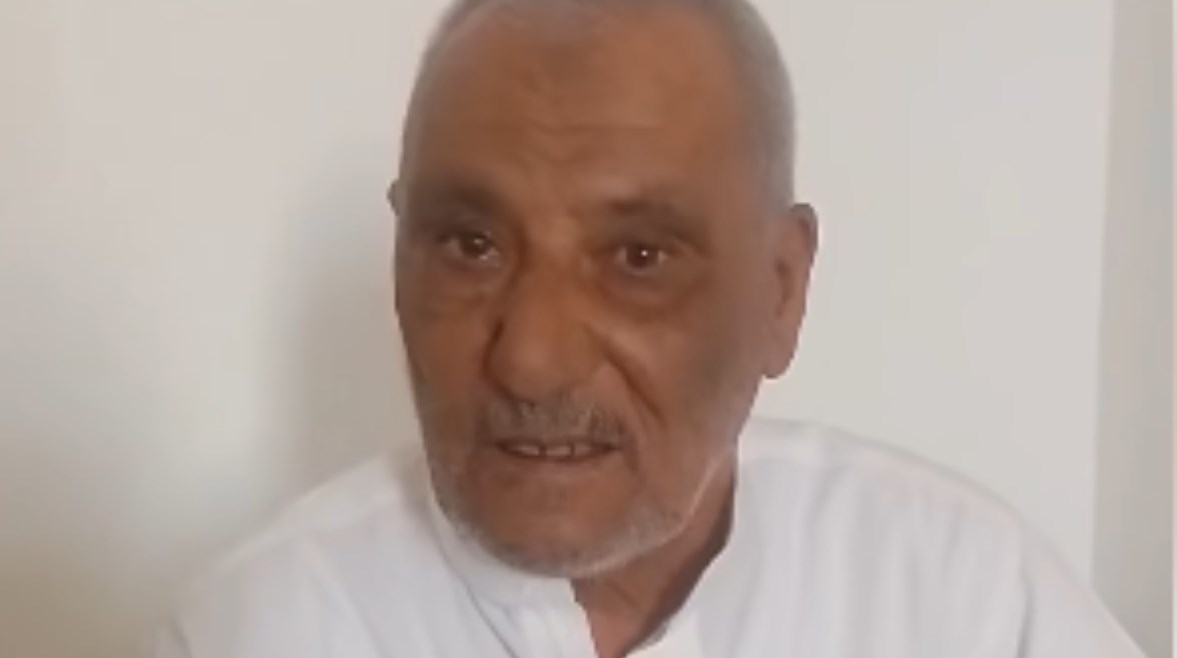 العم ساسي بعد استعادة بصره