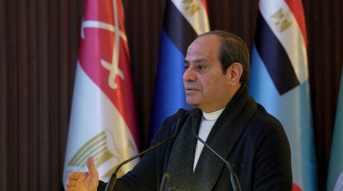 الرئيس عبدالفتاح السيسي خلال كلمته في الأكاديمية العسكرية 