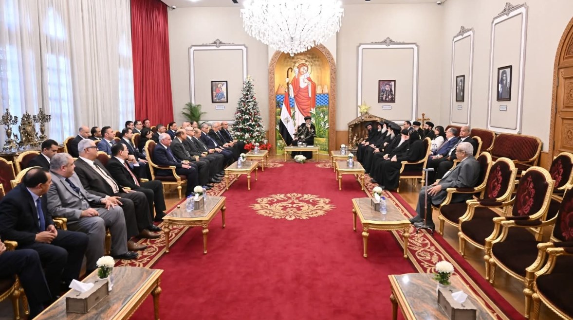 مجلس القضاء الأعلى والنائب العام يهنئون البابا تواضروس بعيد الميلاد  