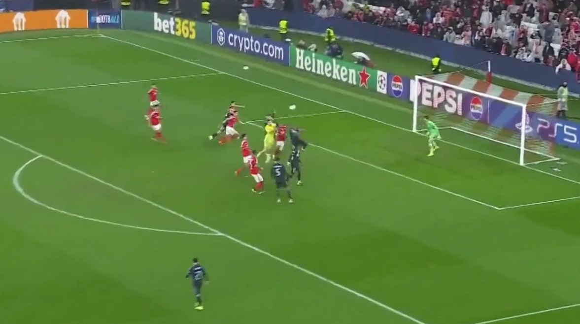 هدف حارس بنفيكا