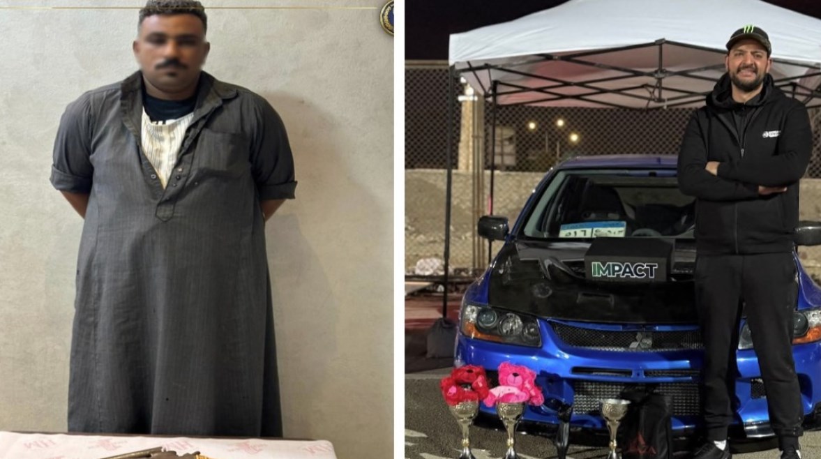  بطل السباقات الدولي هيثم سمير والمتهم