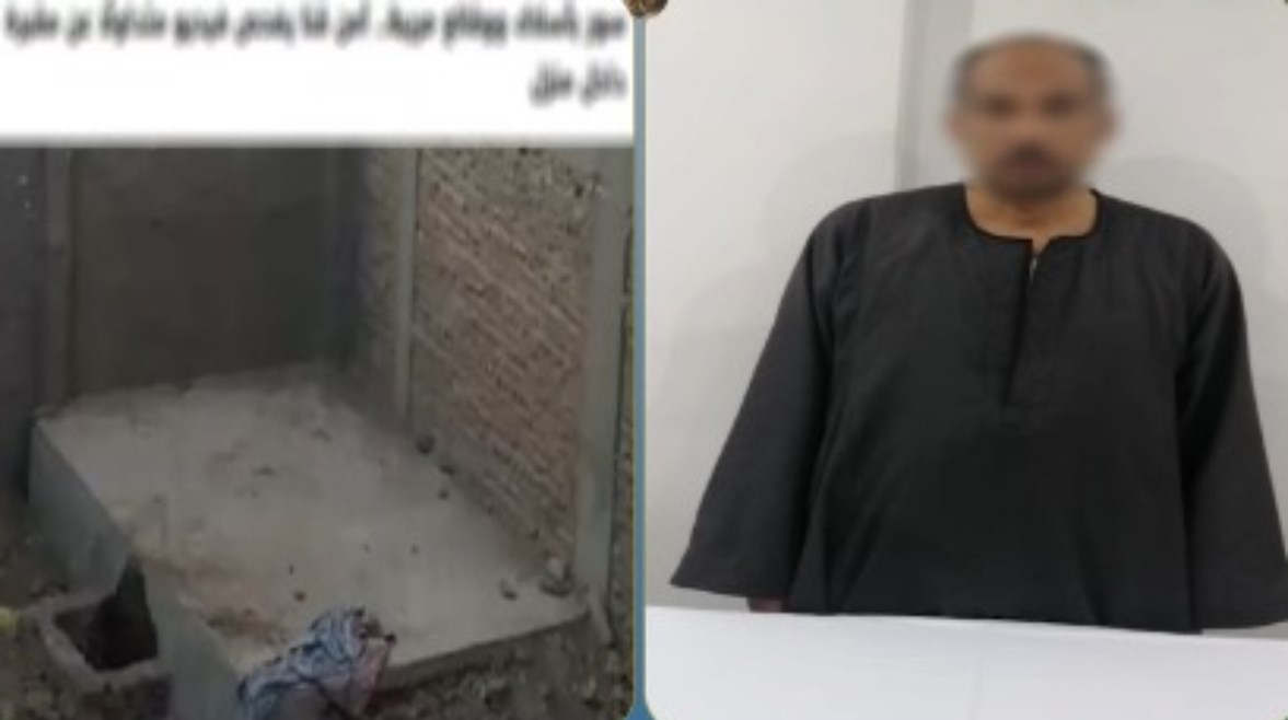 المتهم وجانب من الواقعة 