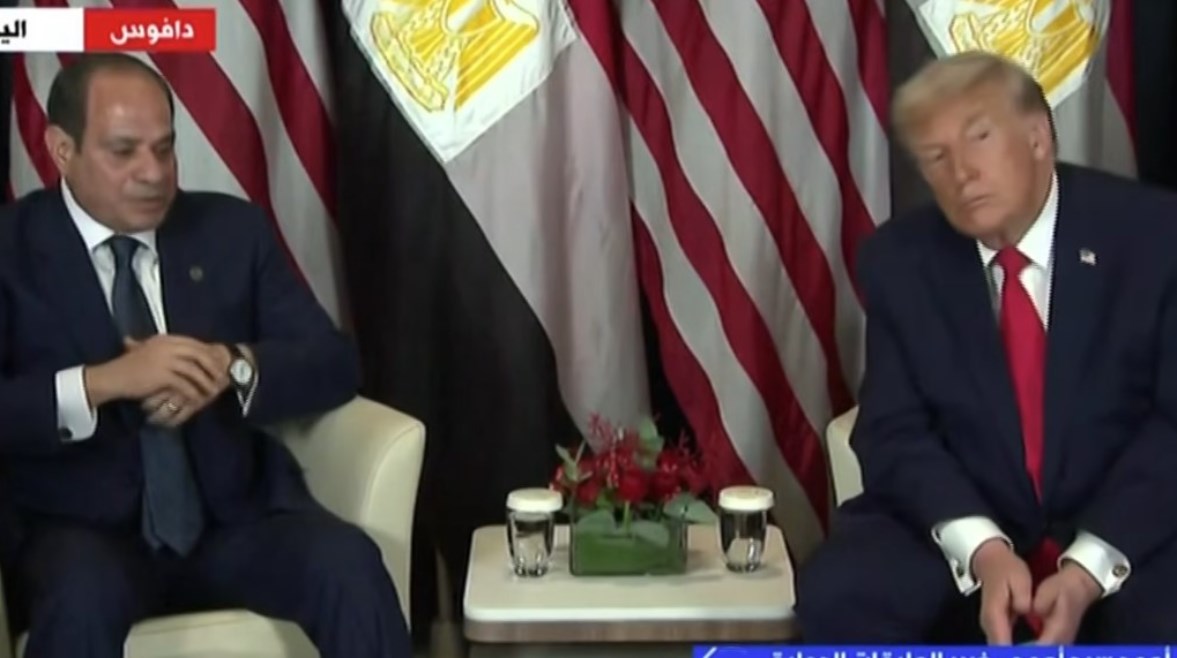 الرئيس عبد الفتاح السيسي، والرئيس الأمريكي دونالد ترامب